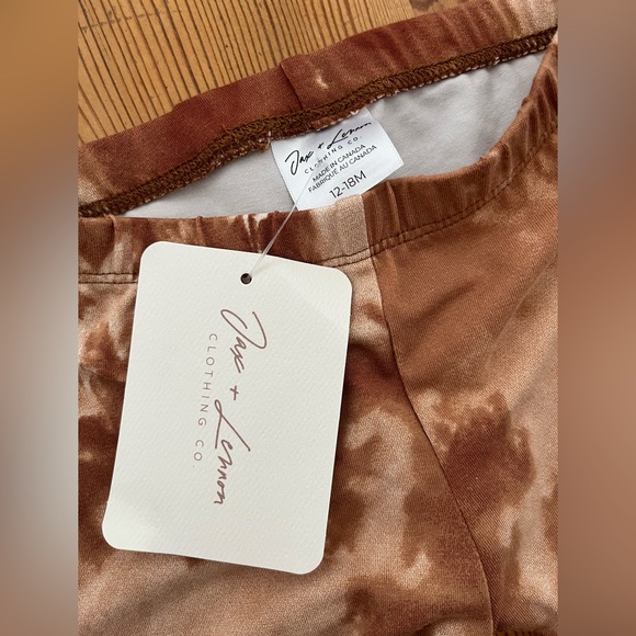 BNWT Jax & Lennon Leggings Tie Dye Terracotta 12-18m - Picture 2 of 3